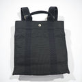 HERMES エールライン サックアドPM リュック バックパック グレー キャンバス フランス製