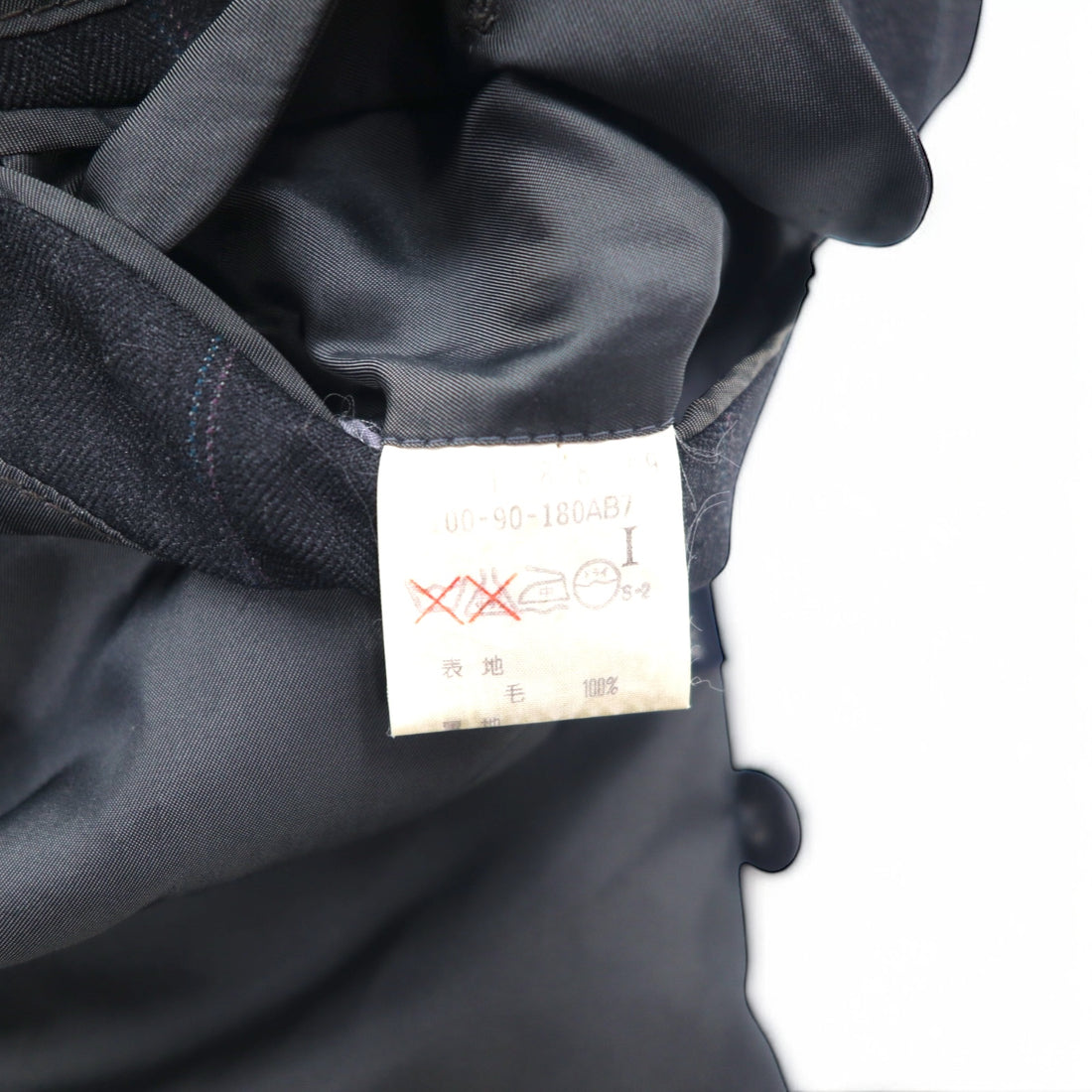 Burberrys オールド ダブル テーラードジャケット XL グレー ウール ストライプ 日本製