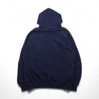 90年代 OARSMAN カレッジプリント プルオーバーパーカー XL ネイビー 裏起毛 TVCC アーチロゴ メキシコ製