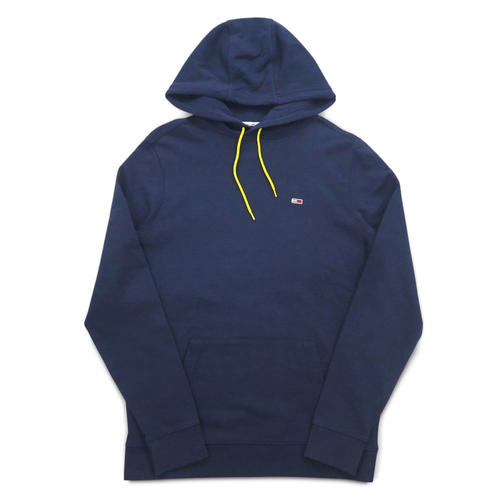 TOMMY JEANS Pullover Hoodie L Navy Back Print Mikina Flag Graphic DM0DM08703