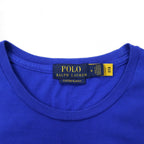 POLO RALPH LAUREN Polo Bear Print T-Shirt, Medium, Blue, Cotton, CUSTOM SLIM FIT