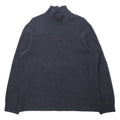 日本然リトテ-古着オンライン-Polo by Ralph Lauren ハーフジップ スウェット XL グレー コットン スモールポニー刺繍 ビッグサイズ-Polo by Ralph Lauren Half Zip Sweatshirt XL Gray Cotton Small Pony Embroidery Big Size
