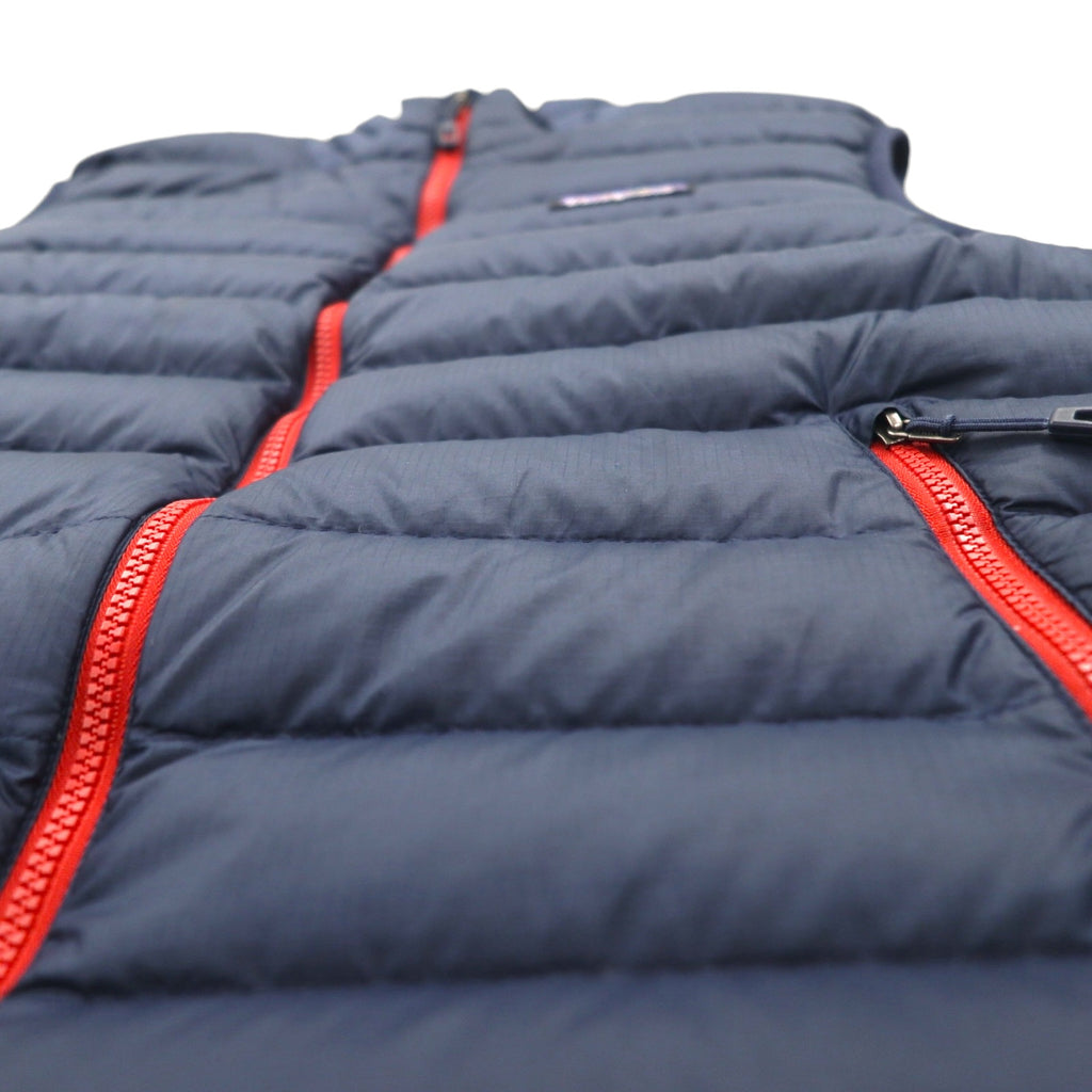 Patagonia Down Sweater Vest, Small, Navy, Goose Down, 84622, Full Zip, High Neck
