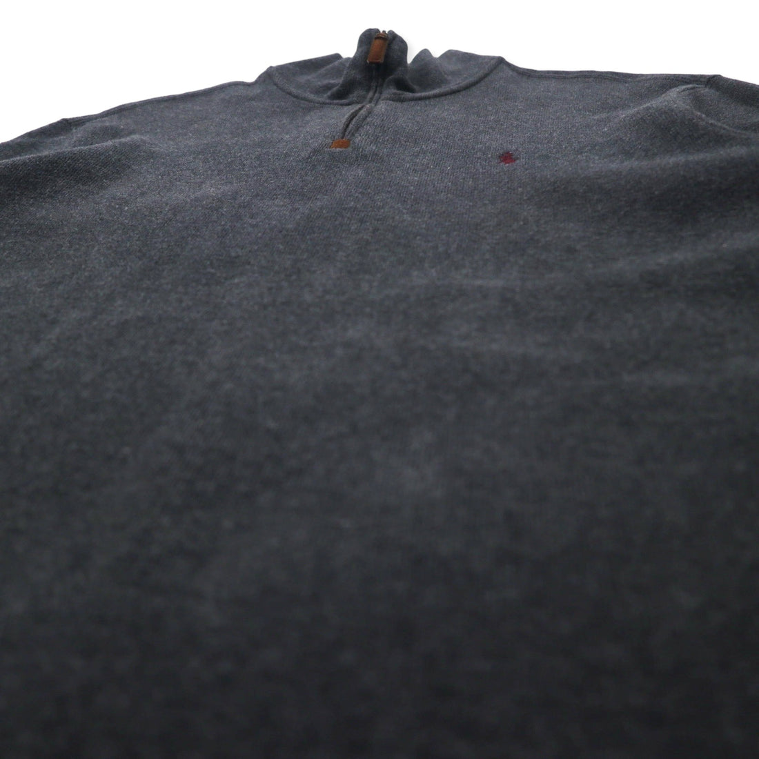 Polo by Ralph Lauren ハーフジップ スウェット XL グレー コットン スモールポニー刺繍 ビッグサイズ