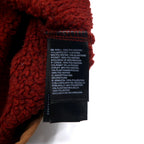 THE NORTH FACE ハーフジップ フリースジャケット M レッド ポリエステル