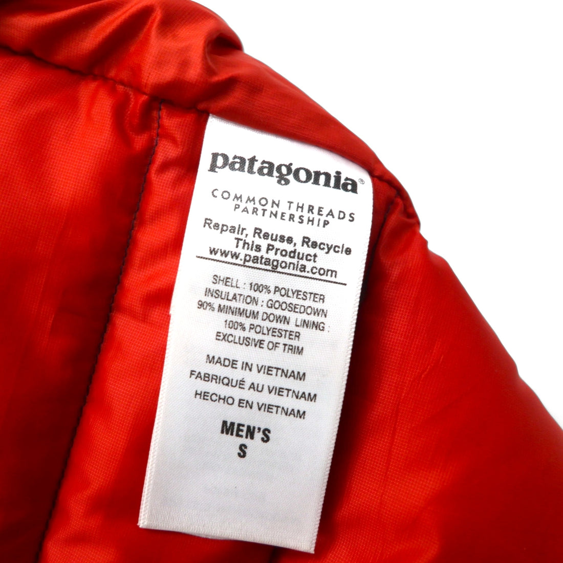 Patagonia Down Sweater Vest, Small, Navy, Goose Down, 84622, Full Zip, High Neck