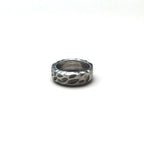 Vintage Silver Ring, Hammered Texture, Hammerwork, Hammered Ring, Size 13, 925 Silver