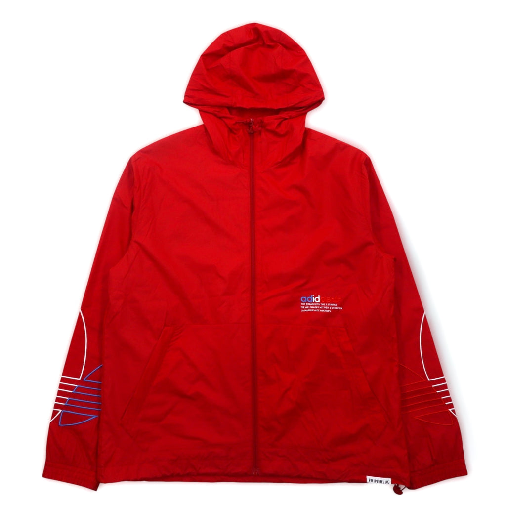 adidas originals Adicolor Windbreaker Nylon Jacket M Red Trefoil Logo Adicolor FTO Windbreaker Jacket GN3561