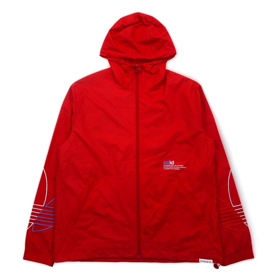 adidas originals Adicolor Windbreaker Nylon Jacket M Red Trefoil Logo Adicolor FTO Windbreaker Jacket GN3561