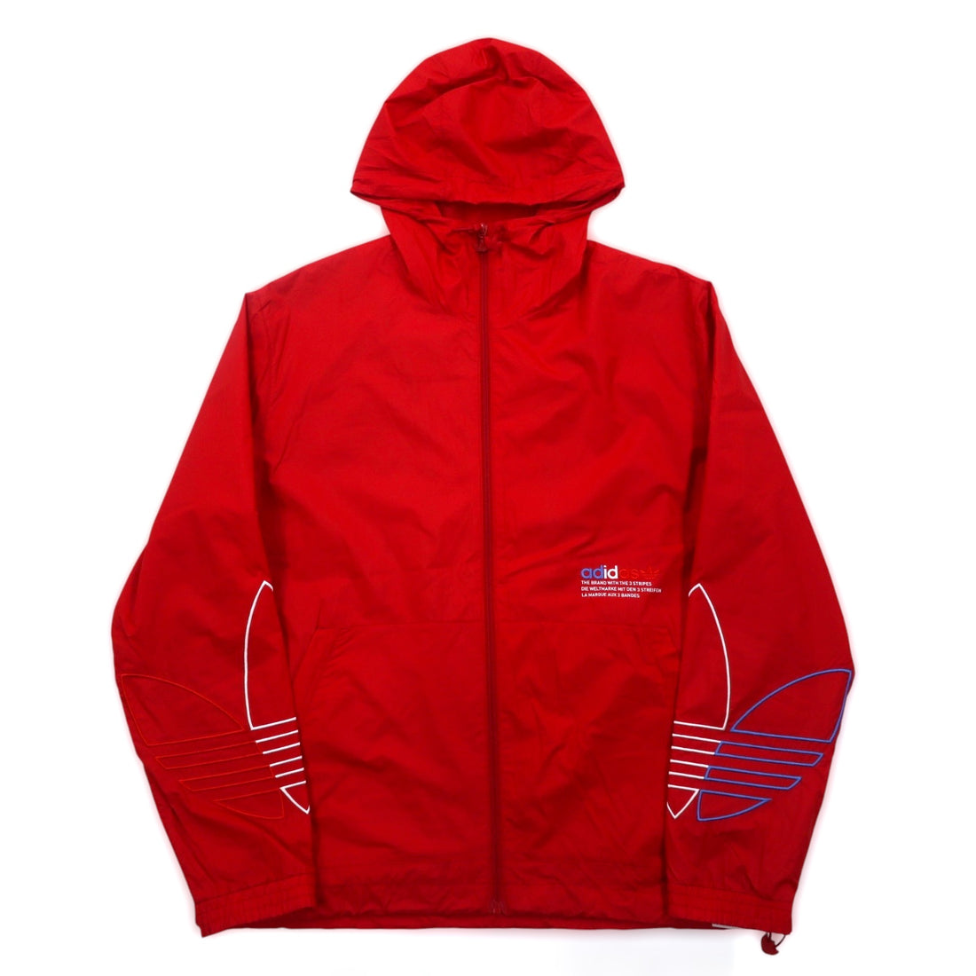 adidas originals Adicolor Windbreaker Nylon Jacket M Red Trefoil Logo Adicolor FTO Windbreaker Jacket GN3561