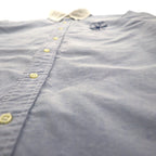 Ralph Lauren 90年代 R.L.P.C. オックスフォード ボタンダウンシャツ L ブルー 1932-34-35 N.Y. ワンポイント刺繍