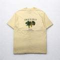 Hanes 80's USA Made BEEFY-T Vintage Single Stitch T-Shirt XL Yellow GRGICH HILLS