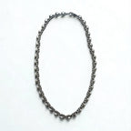 Vintage Silver Necklace Teardrop 2-Way Necklace/Bracelet, PT100 SV, Silver, Platinum