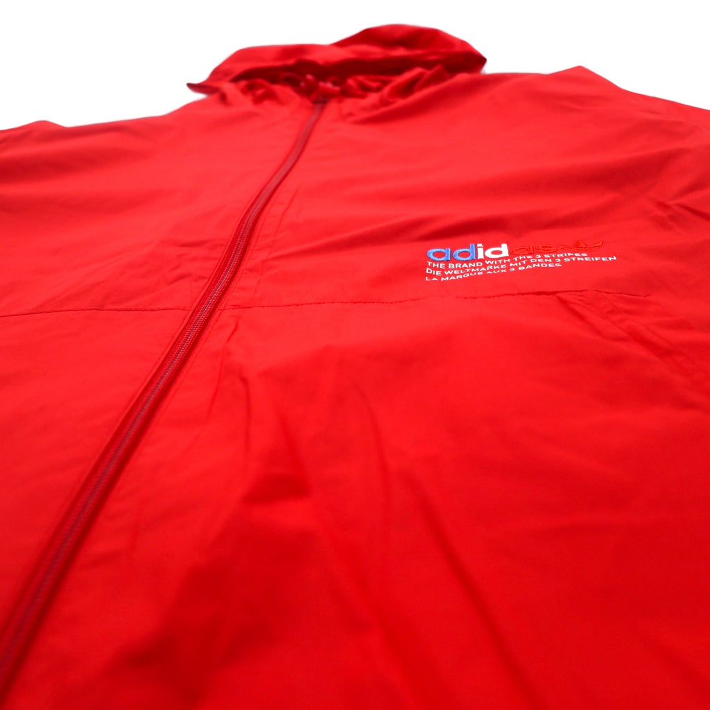 adidas originals Adicolor Windbreaker Nylon Jacket M Red Trefoil Logo Adicolor FTO Windbreaker Jacket GN3561