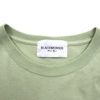 BLACKWEIRDOS Printed DAG Tee, Size L, Green, 24SP-T502, Made in Japan