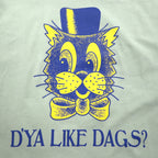BLACKWEIRDOS Printed DAG Tee, Size L, Green, 24SP-T502, Made in Japan