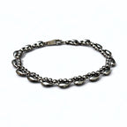 Vintage Silver Bracelet Teardrop Bracelet PT100 SV Platinum Silver