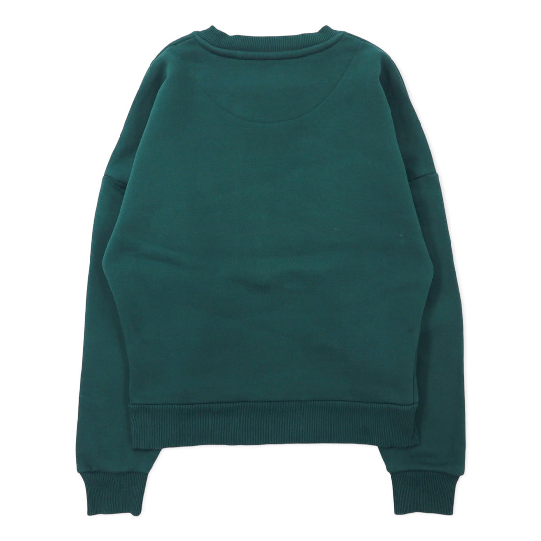 karl kani jeans drop shoulder sweatshirt XS green cotton cropped length