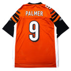 Reebok ゲームシャツ M オレンジ ナイロン メッシュ NFL ベンガルズ ナンバリング PALMER 未使用品