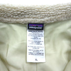 Patagonia レトロX Boys Retro-X Jacket ボア フリースジャケット M ナチュラル × グリーン ナイロン切替 65644