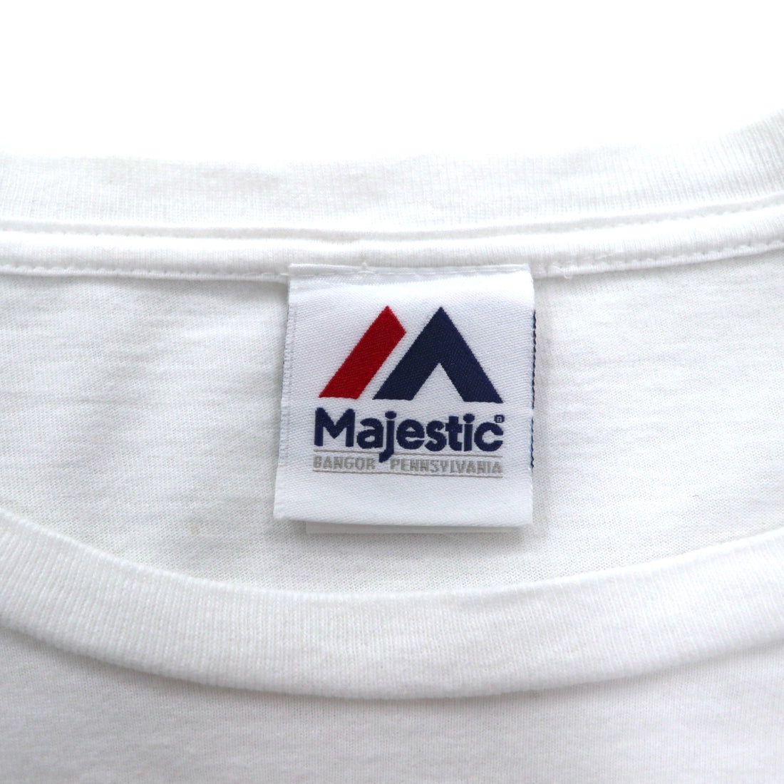 Majestic Long Sleeve T-Shirt, XL, White, Sleeve Print, NFL PITTSBURGH STEELERS, Made in Honduras