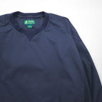Brooks Brothers ピステ プルオーバー ナイロンジャケット L ネイビー サイドリブ 防水 ST ANDREWS LINKS