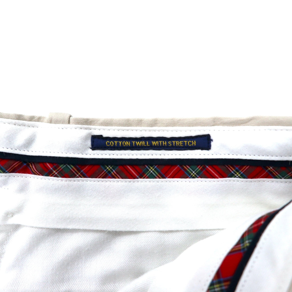 POLO GOLF RALPH LAUREN Polo Chino Shorts, Size 34, Beige, Cotton Stretch, COTTON TWILL WITH STRETCH