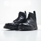 Dr. Martens 1460 Mono 8-Eye Boots, Black Stitching, Lace-Up 30cm, Leather