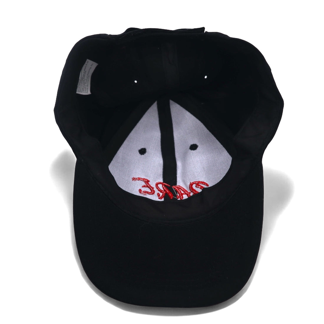 DARE Snapback Baseball Cap ONE Black Cotton