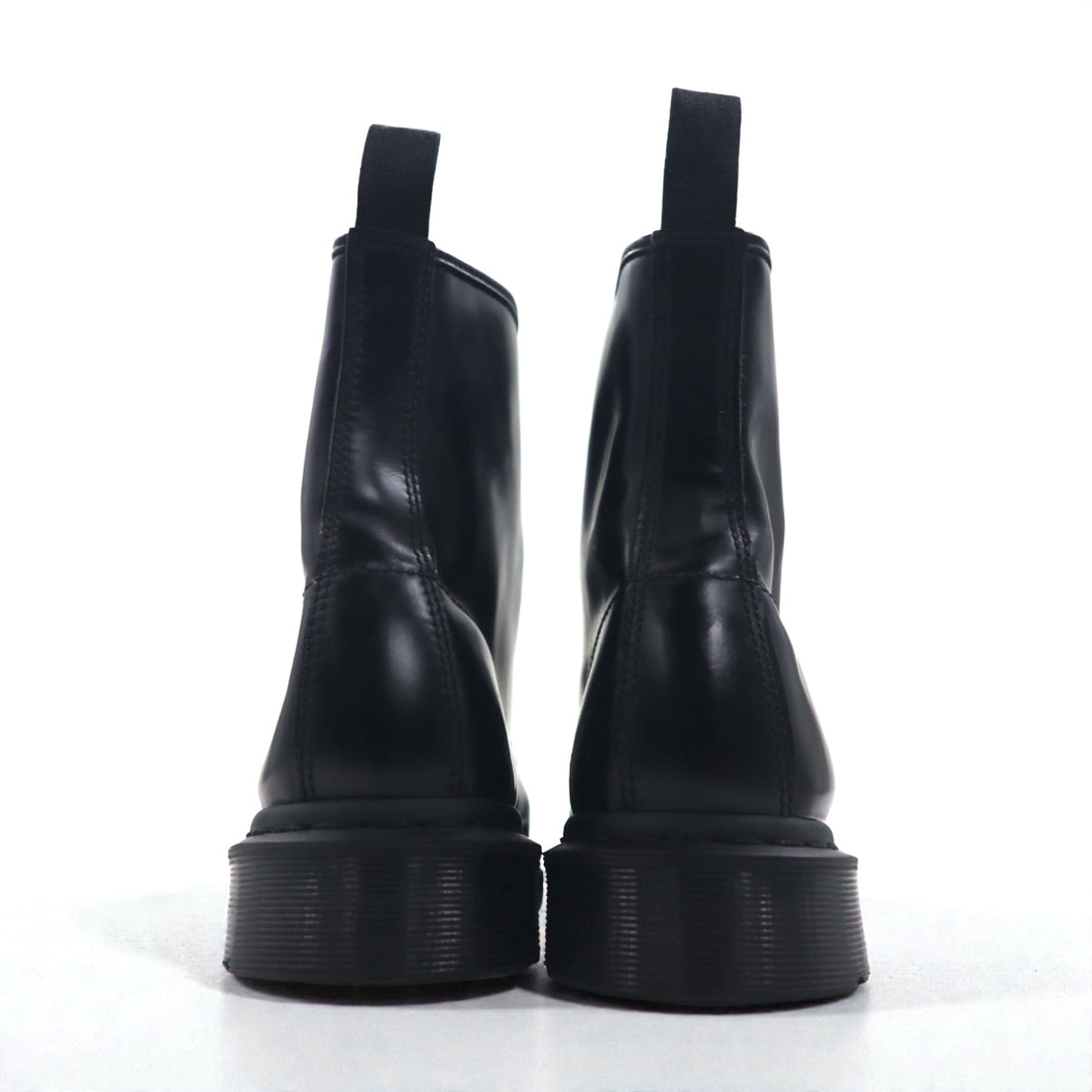 Dr. Martens 1460 Mono 8-Eye Boots, Black Stitching, Lace-Up 30cm, Leather