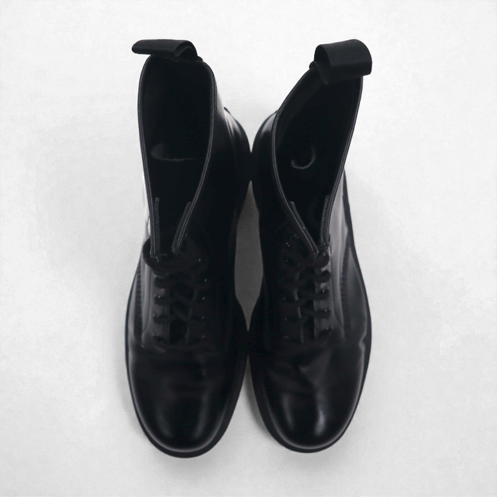 Dr. Martens 1460 Mono 8-Eye Boots, Black Stitching, Lace-Up 30cm, Leather