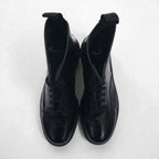 Dr. Martens 1460 Mono 8-Eye Boots, Black Stitching, Lace-Up 30cm, Leather