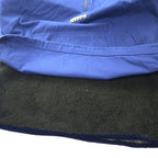 STARTER 90's Half Zip Anorak Parka XL Navy Cotton Boa Liner Big Size