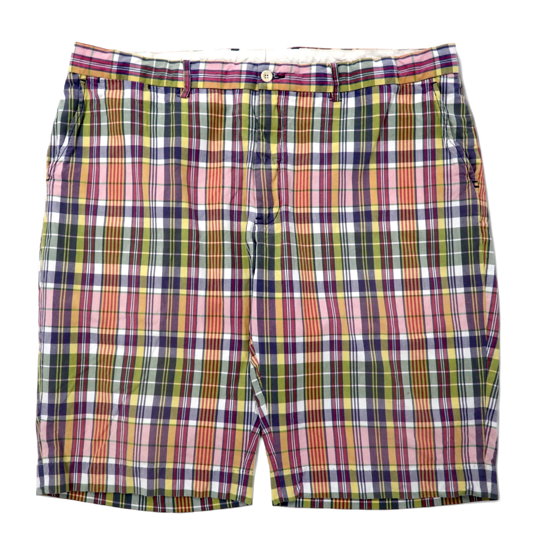 日本然リトテ-古着オンライン-Polo by Ralph Lauren マドラスチェック ショートパンツ ハーフパンツ 40 マルチカラー コットン-Polo by Ralph Lauren Madras Checked Short Pants 40 multi color Cotton