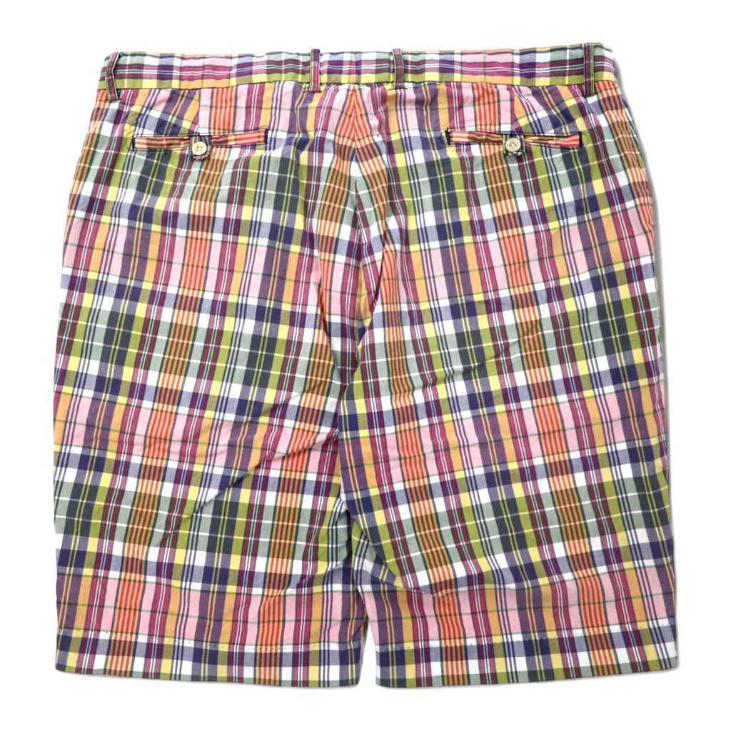 Polo by Ralph Lauren Madras Check Shorts, Shorts, Size 40, Multicolor, Cotton