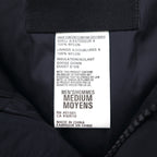 THE NORTH FACE Nuptse Goose Down Vest, Medium, Black Nylon, with Hood Storage and Drawcord