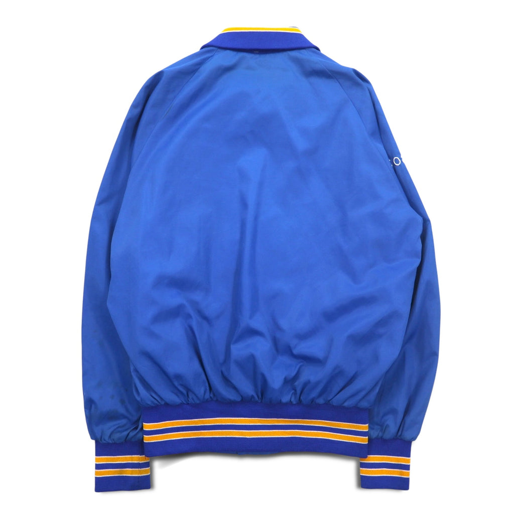 90s PROSTOCK Nylon Stadium Jacket L Blue LEGION Embroidery
