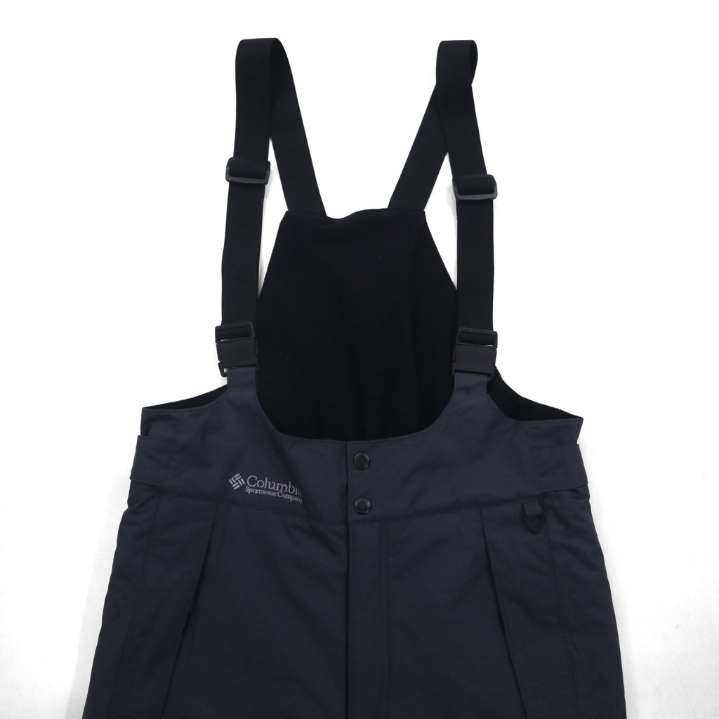 Columbia TITANIUM Snow Bib Pants, Waterproof Overalls, Gray Padded, Size L, Ski/Snowboard Wear, EM8025
