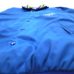 90s PROSTOCK Nylon Stadium Jacket L Blue LEGION Embroidery