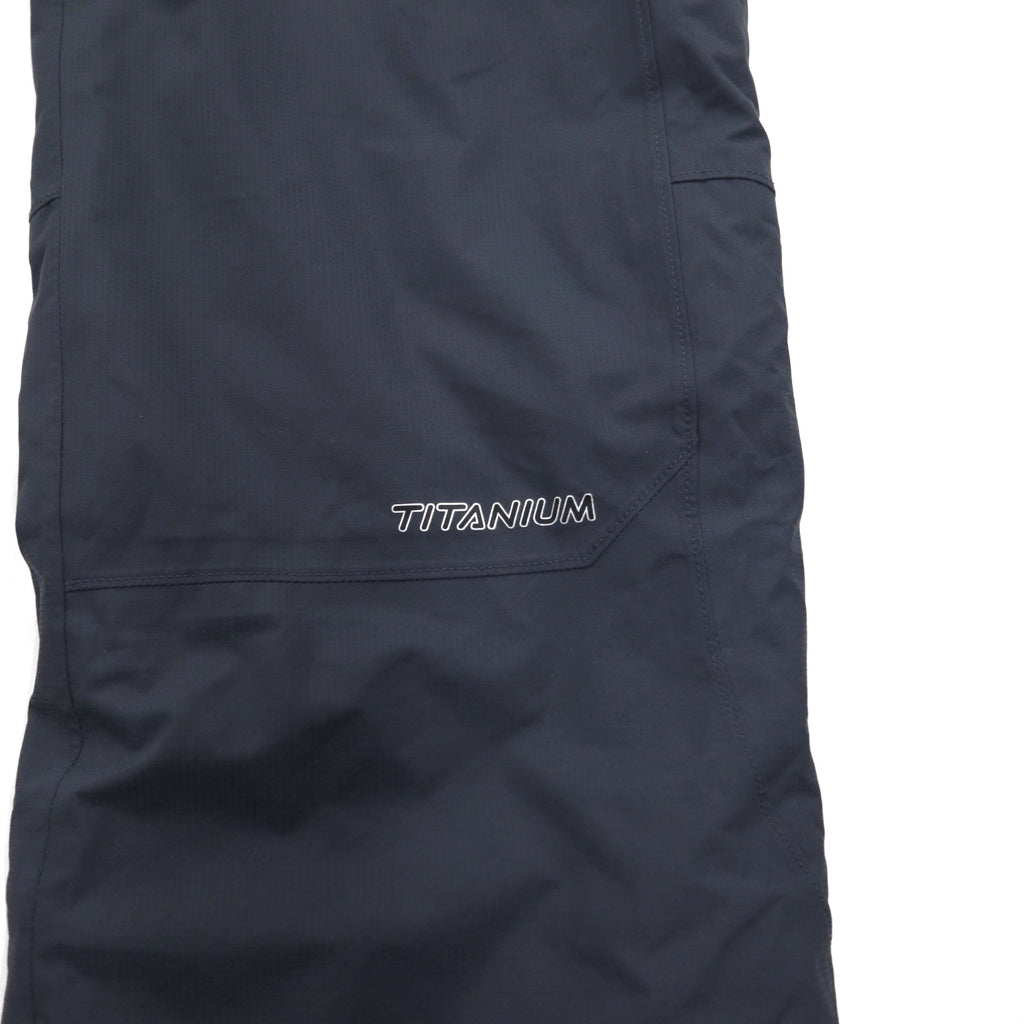 Columbia TITANIUM Snow Bib Pants, Waterproof Overalls, Gray Padded, Size L, Ski/Snowboard Wear, EM8025