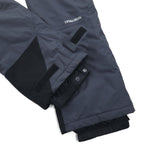 Columbia TITANIUM Snow Bib Pants, Waterproof Overalls, Gray Padded, Size L, Ski/Snowboard Wear, EM8025