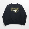 JANSPORT 前V カレッジ スウェット トレーナー L ブラック UW OSHKOSH TITANS エルサルバドル製