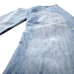 Levi's Made in Spain 00s Euro Levi's 501 Denim Pants Size 31 Blue Ice Wash Cotton Button Fly Button Back 295 501-0178