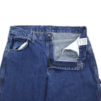 Dickies Relaxed Fit Denim Painter Pants Size 32 Blue Cotton ED1993THK Made in Mexico