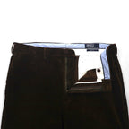 Polo Ralph Lauren Corduroy Chino Pants Slacks 2XL Brown CLASSIC FIT Double Cuffs