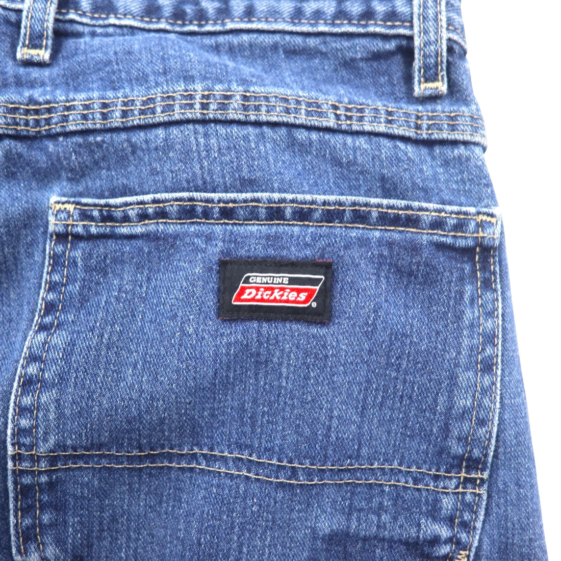 Dickies Relaxed Fit Denim Painter Pants Size 32 Blue Cotton ED1993THK Made in Mexico