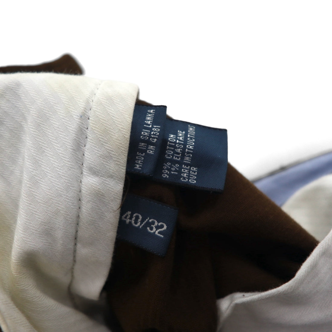 Polo Ralph Lauren Corduroy Chino Pants Slacks 2XL Brown CLASSIC FIT Double Cuffs