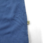 Island Shores シルク 半袖 オープンカラーシャツ 開襟 アロハシャツ 2XL ブルー ボックスシルエット ウォッシャブル