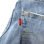 Levi's Made in Spain 00s Euro Levi's 501 Denim Pants Size 31 Blue Ice Wash Cotton Button Fly Button Back 295 501-0178