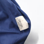 K-WAY Made in France 80s Euro Work Jacket L Blue Polyester Cotton Check Lining